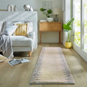 Χαλί Διαδρόμου Minerals Border Natural 60X230 cm, Flair Rugs