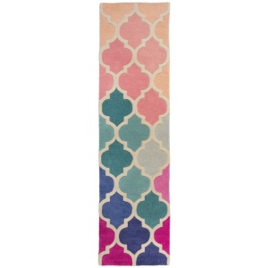 Χαλί Διαδρόμου Rosella Ροζ/Μπλε 60X230 cm, Flair Rugs - Img 2