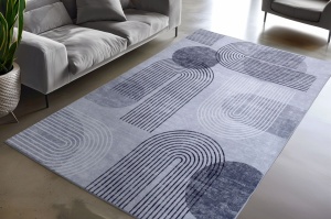 Χαλί Avantgarde Γκρι 80x150 cm - Img 3