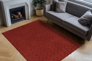 Χαλί Diamond Cut Κόκκινο 200x290 cm - Img 3