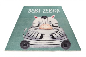 Χαλί eco copii My Greta Τυρκουάζ 115x170 cm - Img 3