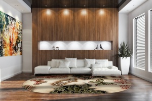 Χαλί Modern, Lotos Fluturi Πολύχρωμο 200x300 cm - Img 2
