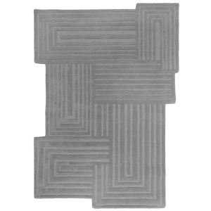 Χαλί Zen Rectangles Natural inchis 160x230 cm, Flair Rugs - Img 2