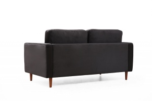 2θέσιος καναπές Jaber Μαύρο 178x80 cm - Img 8