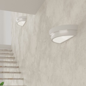 Aplica Helios din ceramica Alb 40x15x10 cm - Img 9