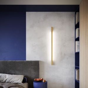 Aplica perete LED Sappo Auriu 3000K 4x6.5x150 cm - Img 10