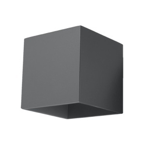 Aplica perete Quad Antracit 10x12x10 cm