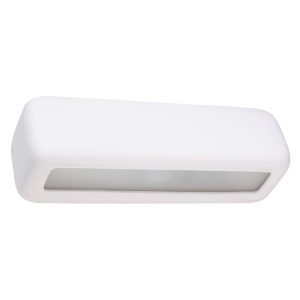Aplica Subani din ceramica Alb 33x10x10 cm