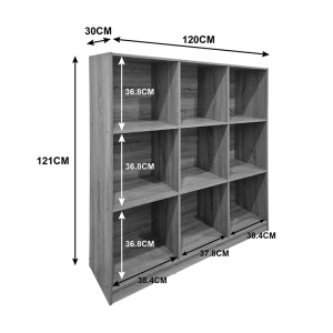 Biblioteca, Gridea, Alb, 30x119.5x121 cm - Img 4