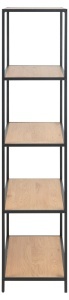 Biblioteca Seaford, Natural, 150x77x35 cm - Img 5
