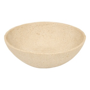 Bol decorativ, Serio, Bej, 24.5x24.5x7.5 cm