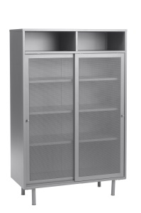 Cabinet VEEP, Gri, 40x140x90 cm - Img 4
