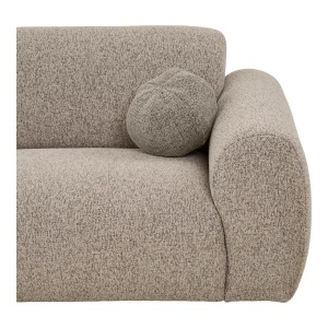 Canapea lounge Clyde, Gri, 109x177x300x75 cm