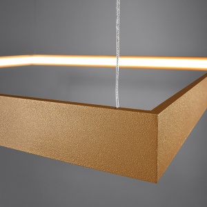 Candelabru LED Nelya Auriu 4000K 80x80x150 cm - Img 5