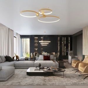 Candelabru LED Rio 55x78x110 Auriu 4000K 110x110x150 cm - Img 9