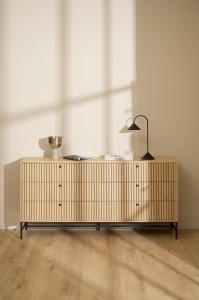 Comoda Albany, Natural, 80.4x157.9x40 cm