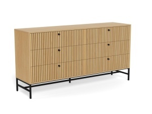 Comoda Albany, Natural, 80.4x157.9x40 cm - Img 3