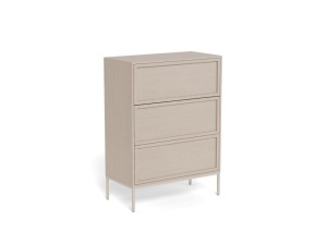Comoda Palmdale V1, Gri, 110x80x40 cm - Img 2