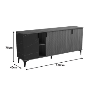 Comoda, Riba, Nuc, 40x180x78 cm - Img 8