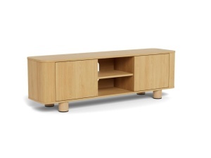 Comoda TV Atmore, Natural, 50x160x40 cm - Img 3