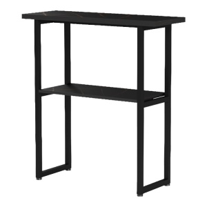 Consola, Solain, Negru, 29x79x85 cm - Img 4