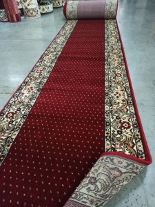 Covor biserica Traversa, Lotos, Grena, 80x700 cm, Delta 588