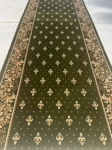 Covor biserica Traversa, Lotos, Verde, 80x2200 cm, Delta 15033 310