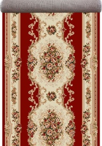 Covor Traversa, Lotos, Rosu, 60x300 cm, Delta