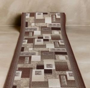 Covor Traversa, Print, Maro, 100x300 cm, Delta 1733