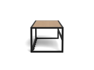 Cuier Seaford V2, Negru, 22x77x28 cm - Img 4