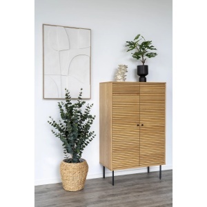 Decoratiune de perete Madeline No. 2, Alb, 3x60x90 cm - Img 3
