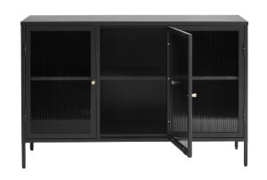 Dulap BRONCO, Negru, 40x85x132 cm - Img 4