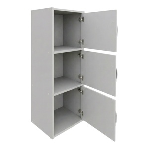 Dulap cu 3 usi, Soline, Alb, 34.5x40x90.5 cm - Img 2