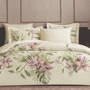 Lenjerie Fiorella Beige King Size (Bumbac Egiptean)