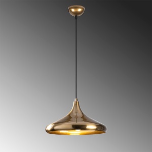 Lustra Berceste Auriu 35x35x116 cm - Img 4