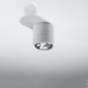 Lustra Cullo din beton Gri 14x14x14 cm - Img 2