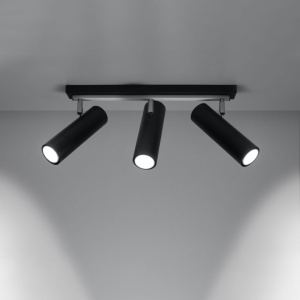 Lustra Direzione Negru 45x6x20 cm - Img 3
