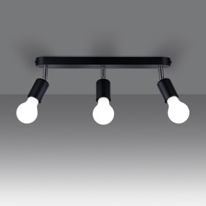 Lustra Fornes Negru 40x6x13.5 cm - Img 3