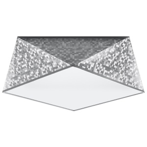 Lustra Hexa Argint 35x35x15 cm