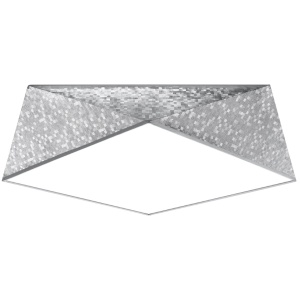 Lustra Hexa Argint 45x45x15 cm