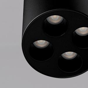 Lustra LED Zoe Negru 4000K 7.2x7.2x8.3 cm - Img 4