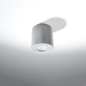 Lustra Orbis din beton Gri 10x10x10 cm - Img 2