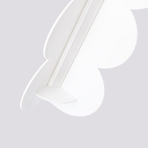 Lustra suspendata LED Biscuit Alb 4000K 131x13x200 cm - Img 9