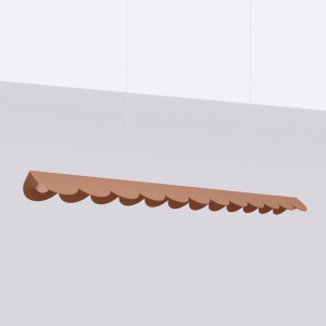 Lustra suspendata LED Biscuit Mocha 3000K 131x13x200 cm - Img 2