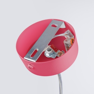 Lustra suspendata LED Farge Roz 4000K 120x8x150 cm - Img 7