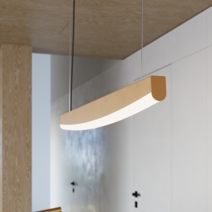 Lustra suspendata LED Jorun 120 Auriu 4000K 120x3x210 cm - Img 13