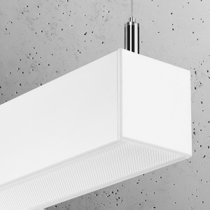 Lustra suspendata LED Pinne Alb 4000K 118x6x150 cm - Img 4
