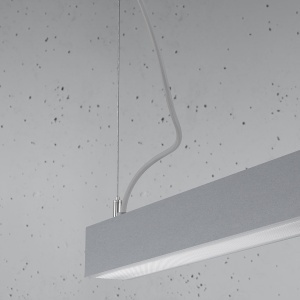 Lustra suspendata LED Pinne Gri 3000K 67x6x150 cm - Img 7