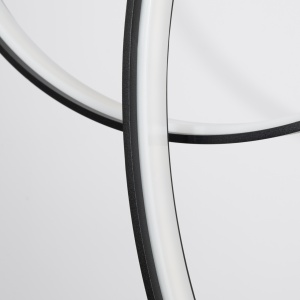 Lustra suspendata LED Rio 55 Negru 4000K 170x30x250 cm - Img 7