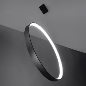 Lustra suspendata LED Rio Alb 4000K 55x16x150 cm - Img 4